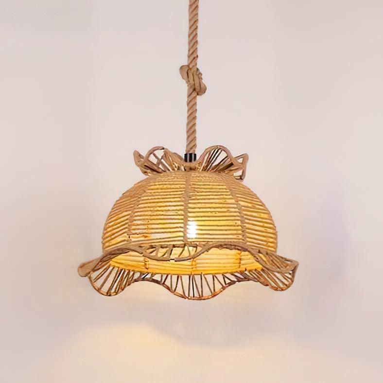 Retro Hemp Rope Interesting Drop light Pendant Light