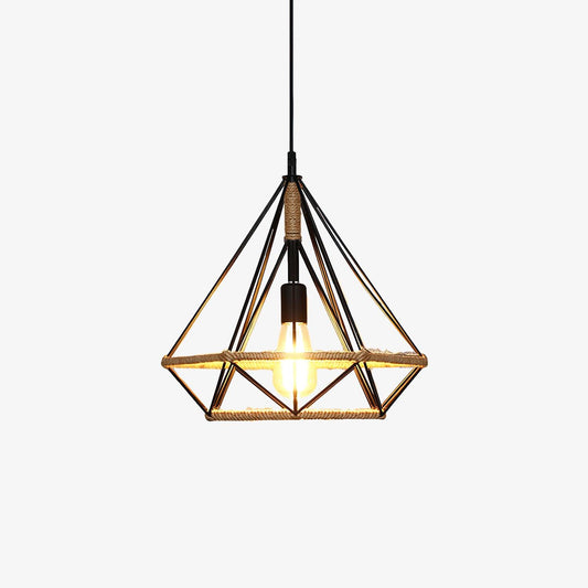 Retro Hemp Rope Interesting Drop light Pendant Light