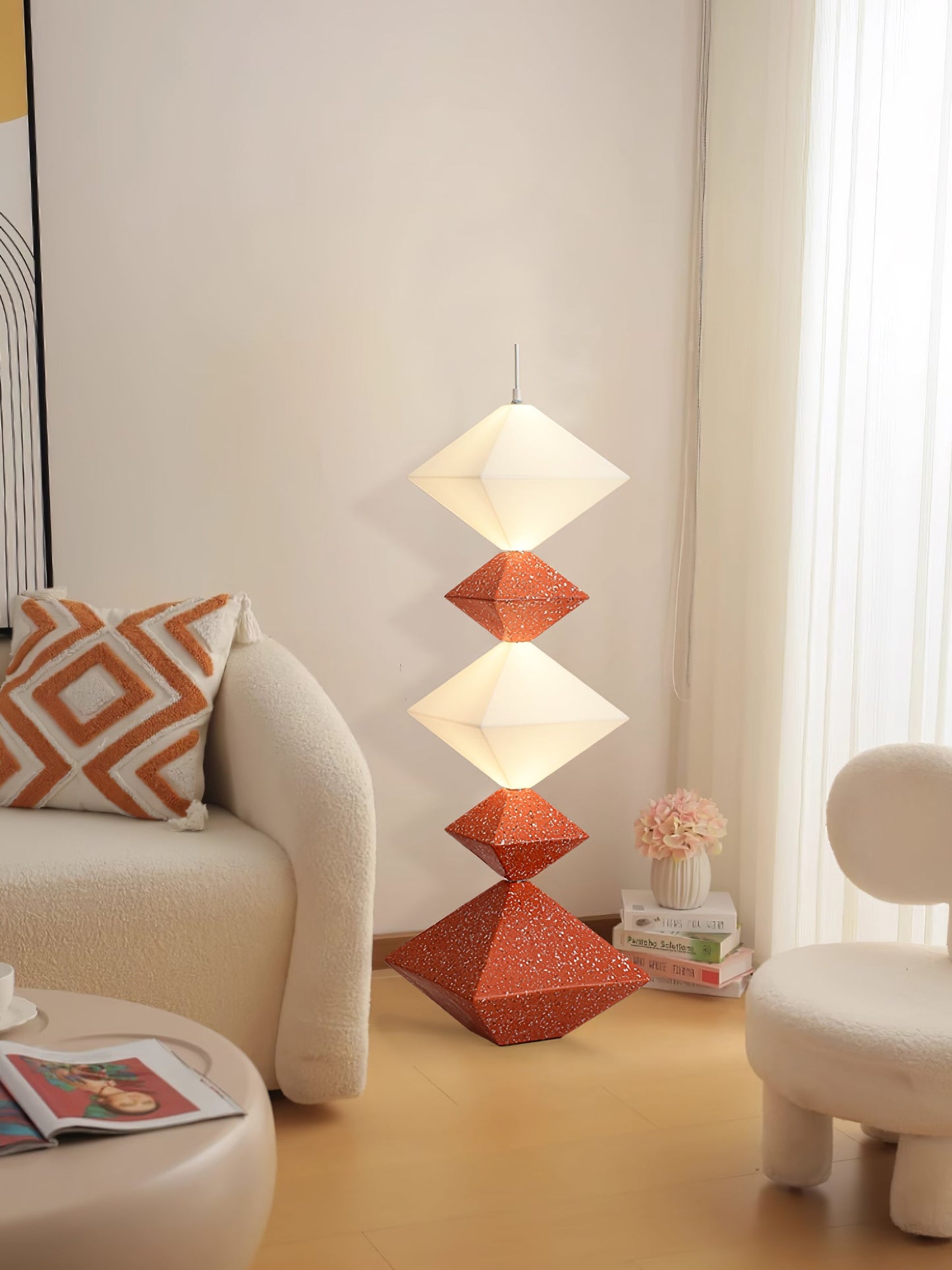 Rhombus Cube Floor-standing Lamp Floor Lamp