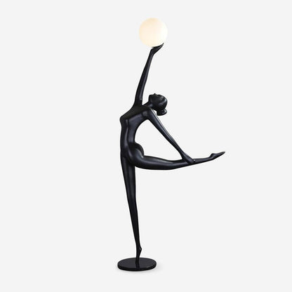 Rhythmic Gymnast Sculpture Standing Lamp Floor Lamp