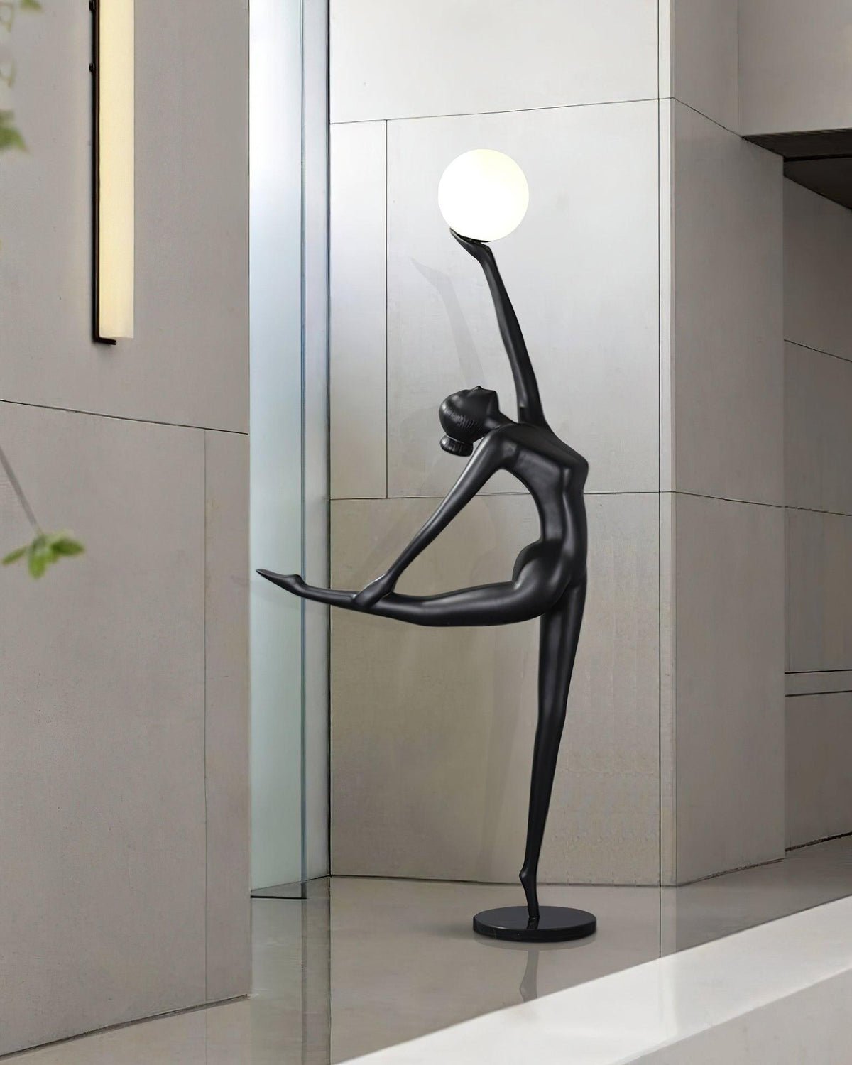 Rhythmic Gymnast Sculpture Standing Lamp Floor Lamp