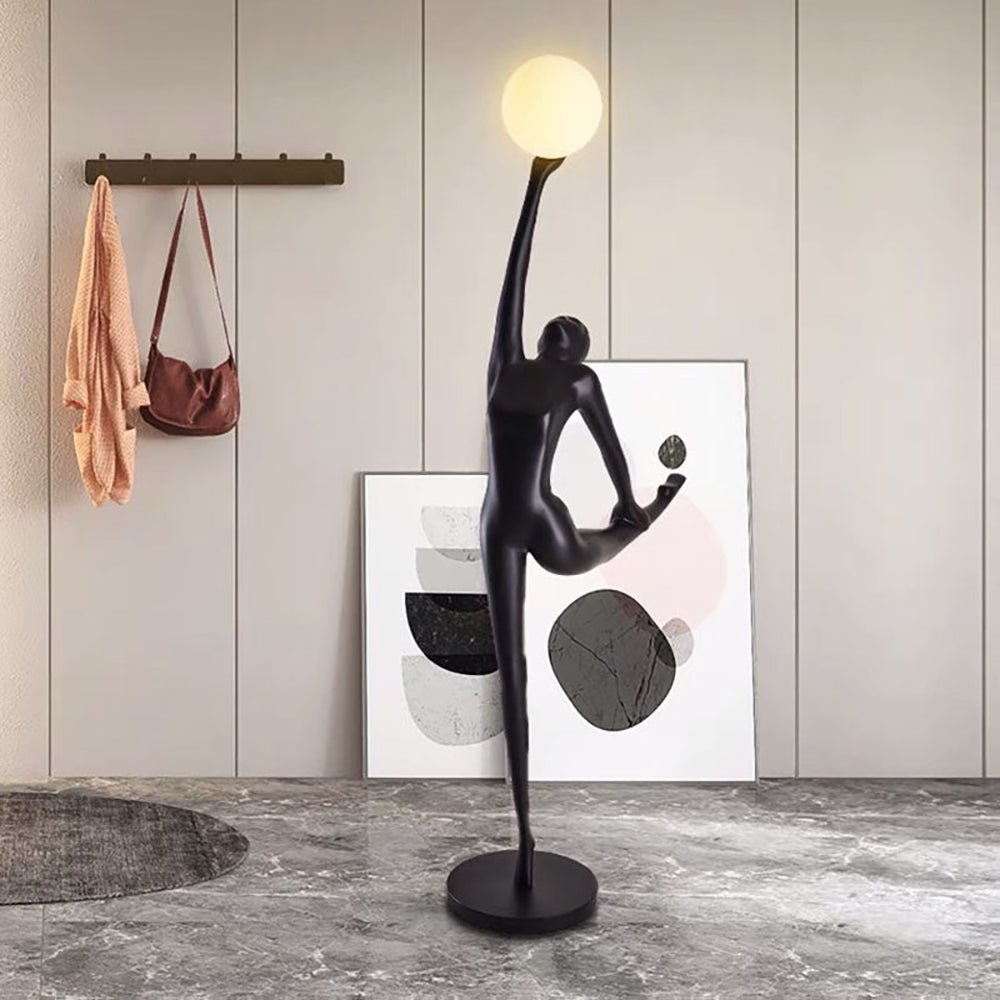 Rhythmic Gymnast Sculpture Standing Lamp Floor Lamp