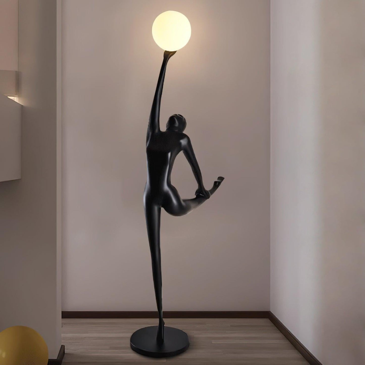 Rhythmic Gymnast Sculpture Standing Lamp Floor Lamp