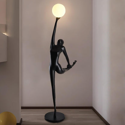 Rhythmic Gymnast Sculpture Standing Lamp Floor Lamp