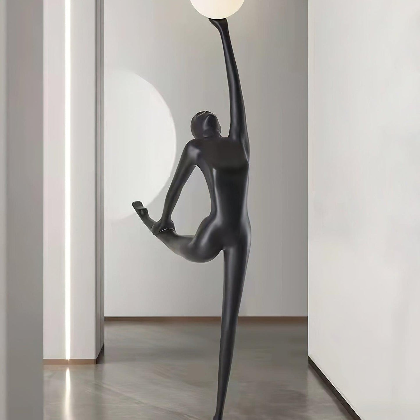 Rhythmic Gymnast Sculpture Standing Lamp Floor Lamp