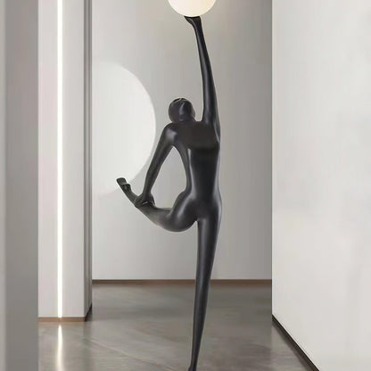 Rhythmic Gymnast Sculpture Standing Lamp Floor Lamp