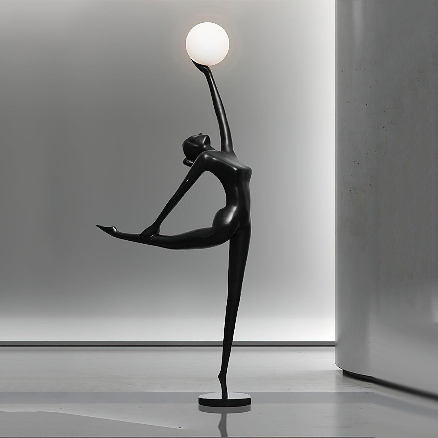 Rhythmic Gymnast Sculpture Standing Lamp Floor Lamp