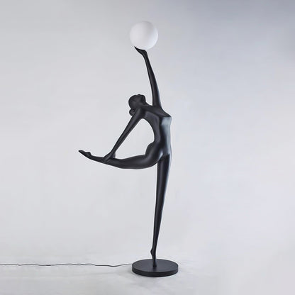 Rhythmic Gymnast Sculpture Standing Lamp Floor Lamp