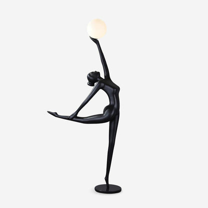 Rhythmic Gymnast Sculpture Standing Lamp Floor Lamp