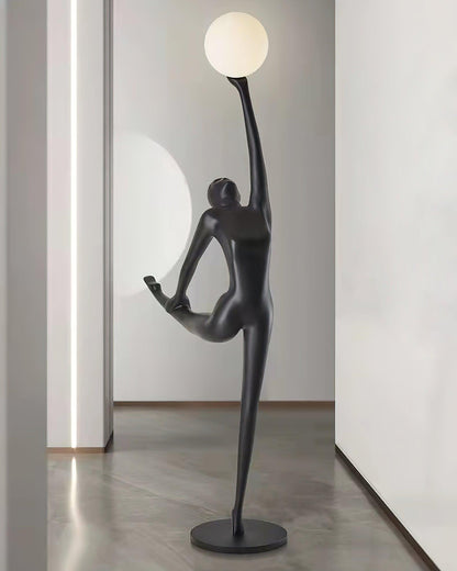 Rhythmic Gymnast Sculpture Standing Lamp Floor Lamp