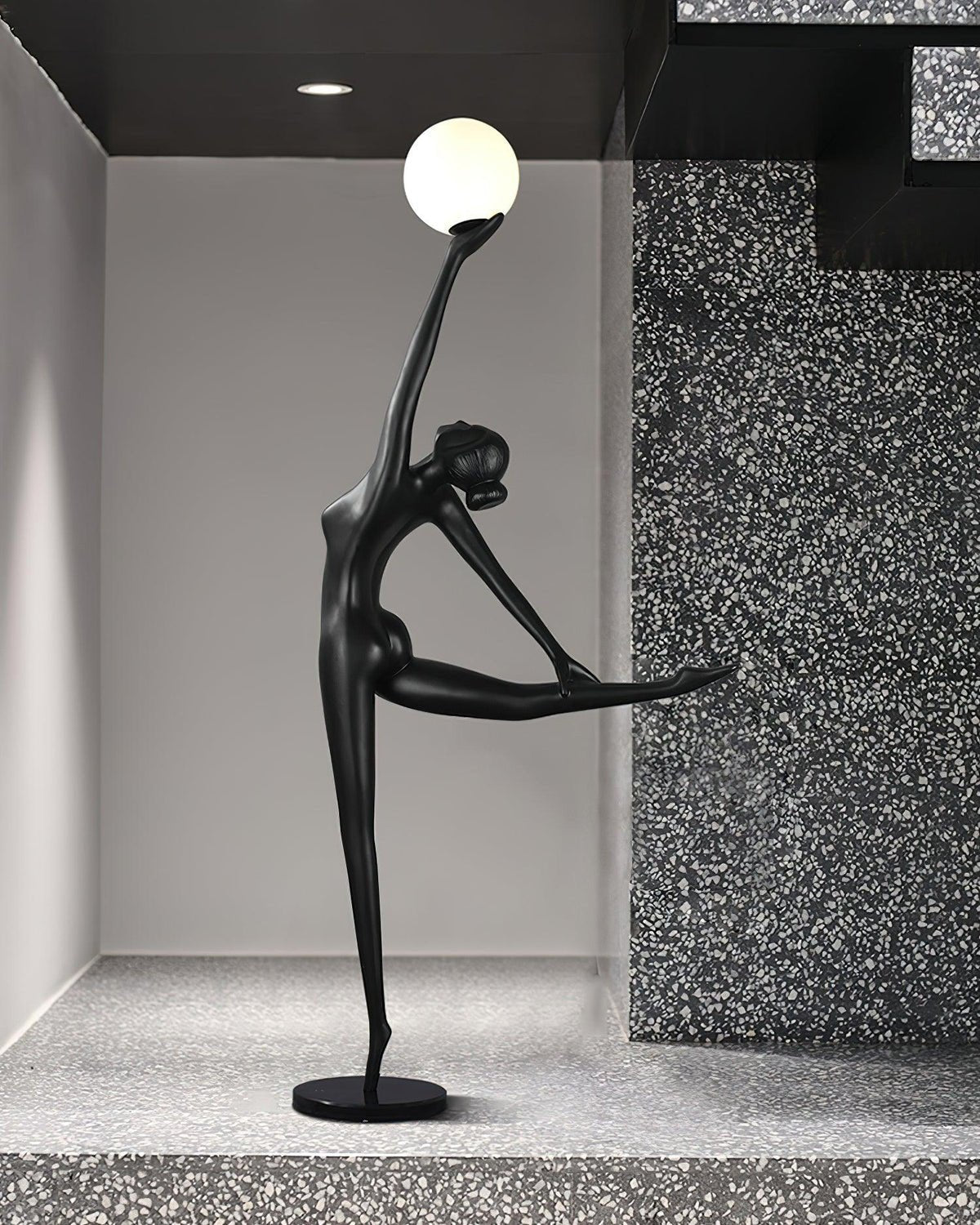 Rhythmic Gymnast Sculpture Standing Lamp Floor Lamp