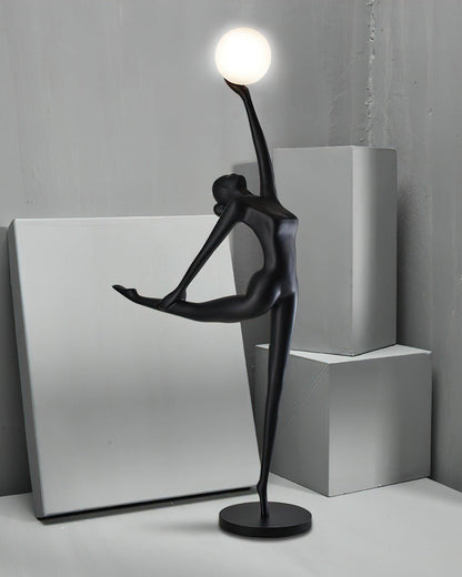 Rhythmic Gymnast Sculpture Standing Lamp Floor Lamp