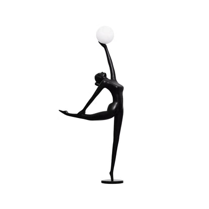 Rhythmic Gymnast Sculpture Standing Lamp Floor Lamp