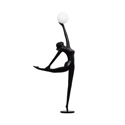 Rhythmic Gymnast Sculpture Standing Lamp Floor Lamp