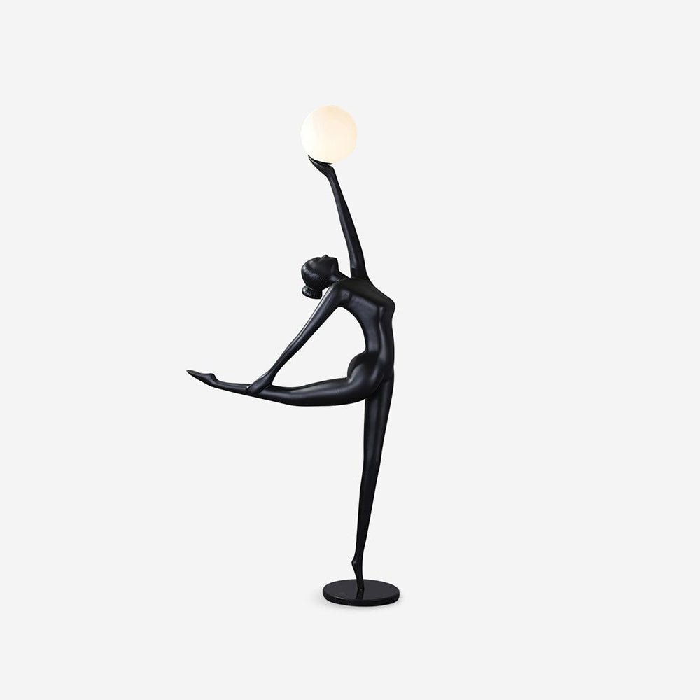 Rhythmic Gymnast Sculpture Standing Lamp Floor Lamp