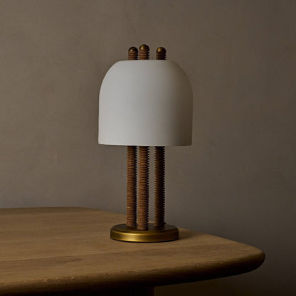 Ribbed Column Table Lamp