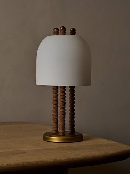 Ribbed Column Table Lamp