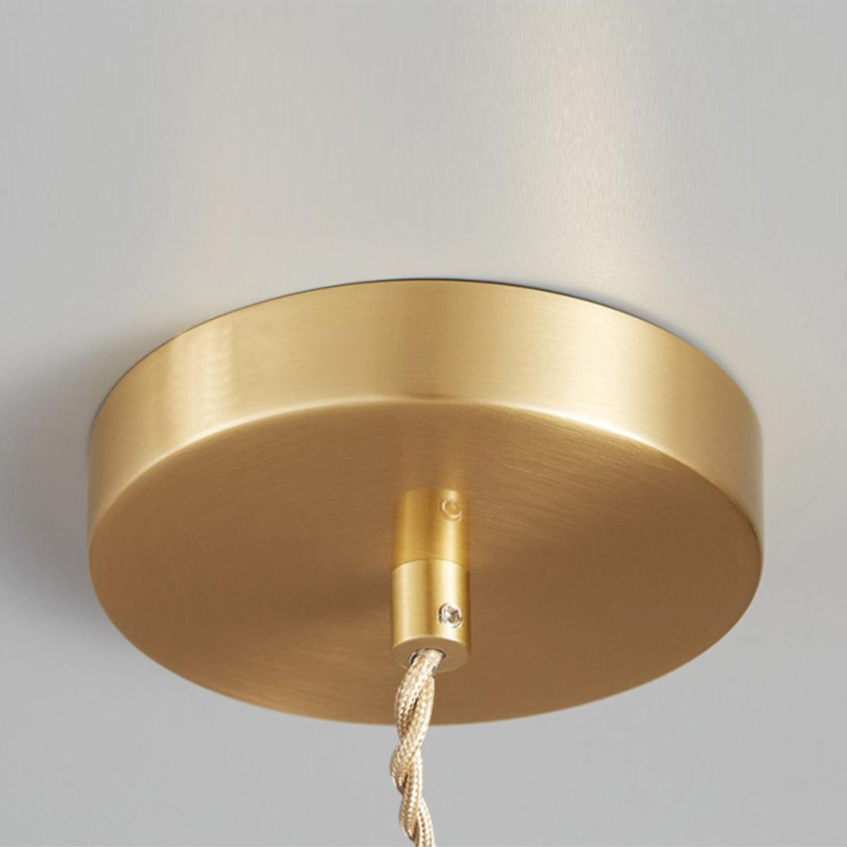 Ribbed Spiral Hanging light Pendant Light