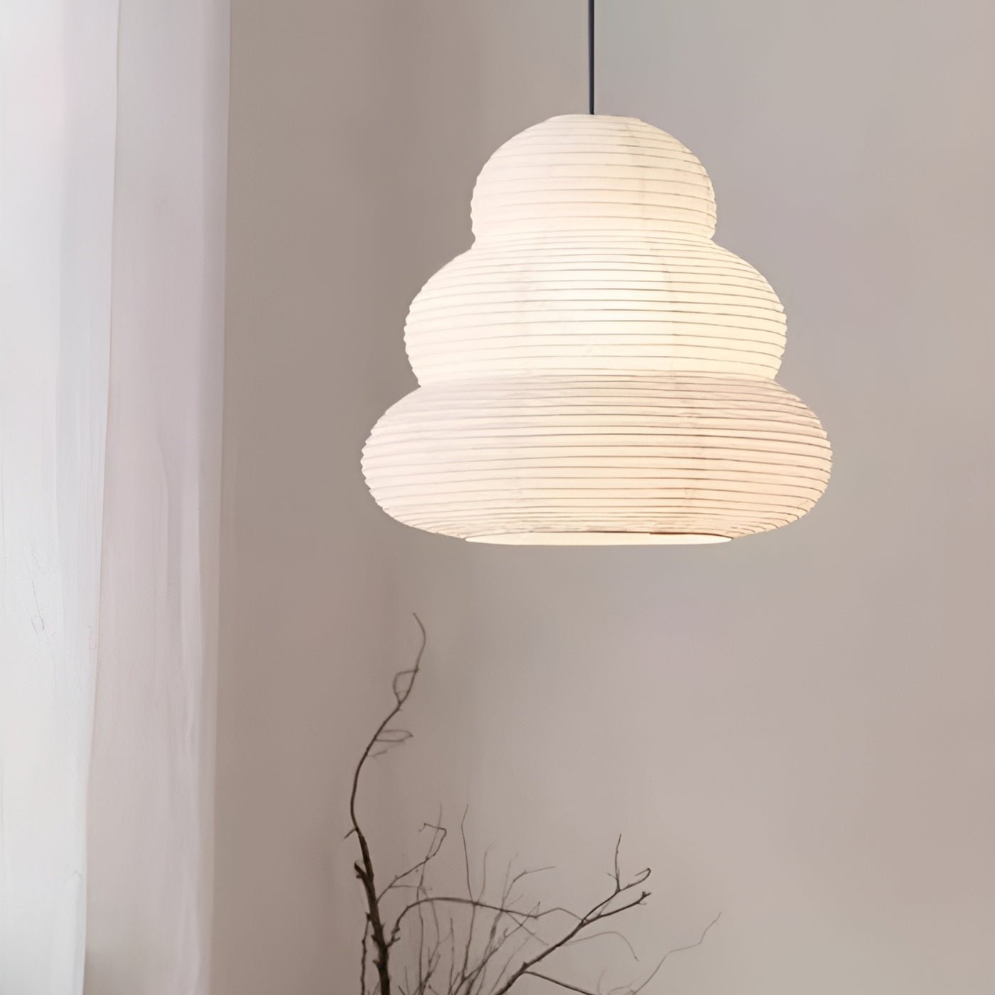 Rice Paper 24N Drop light Pendant Light