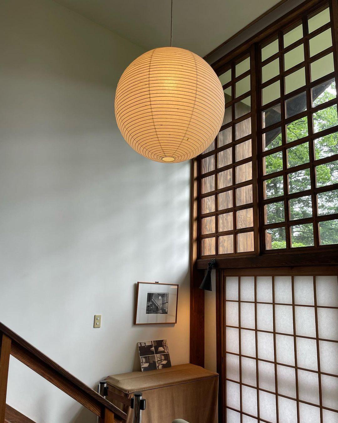 Washi Paper A Drop light Pendant Lamp