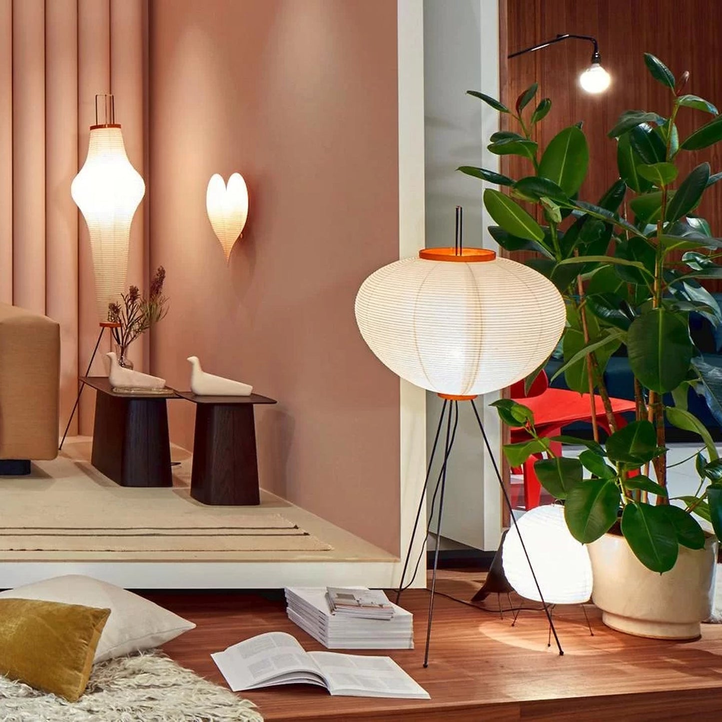 Rice Paper Free-standing Lamp Floor Lamp