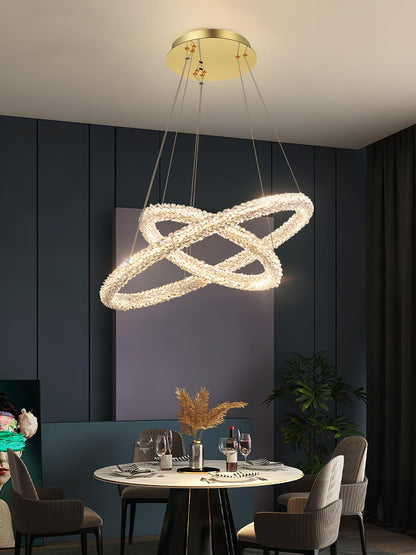 Ring Crystal Pendant light Chandeliers