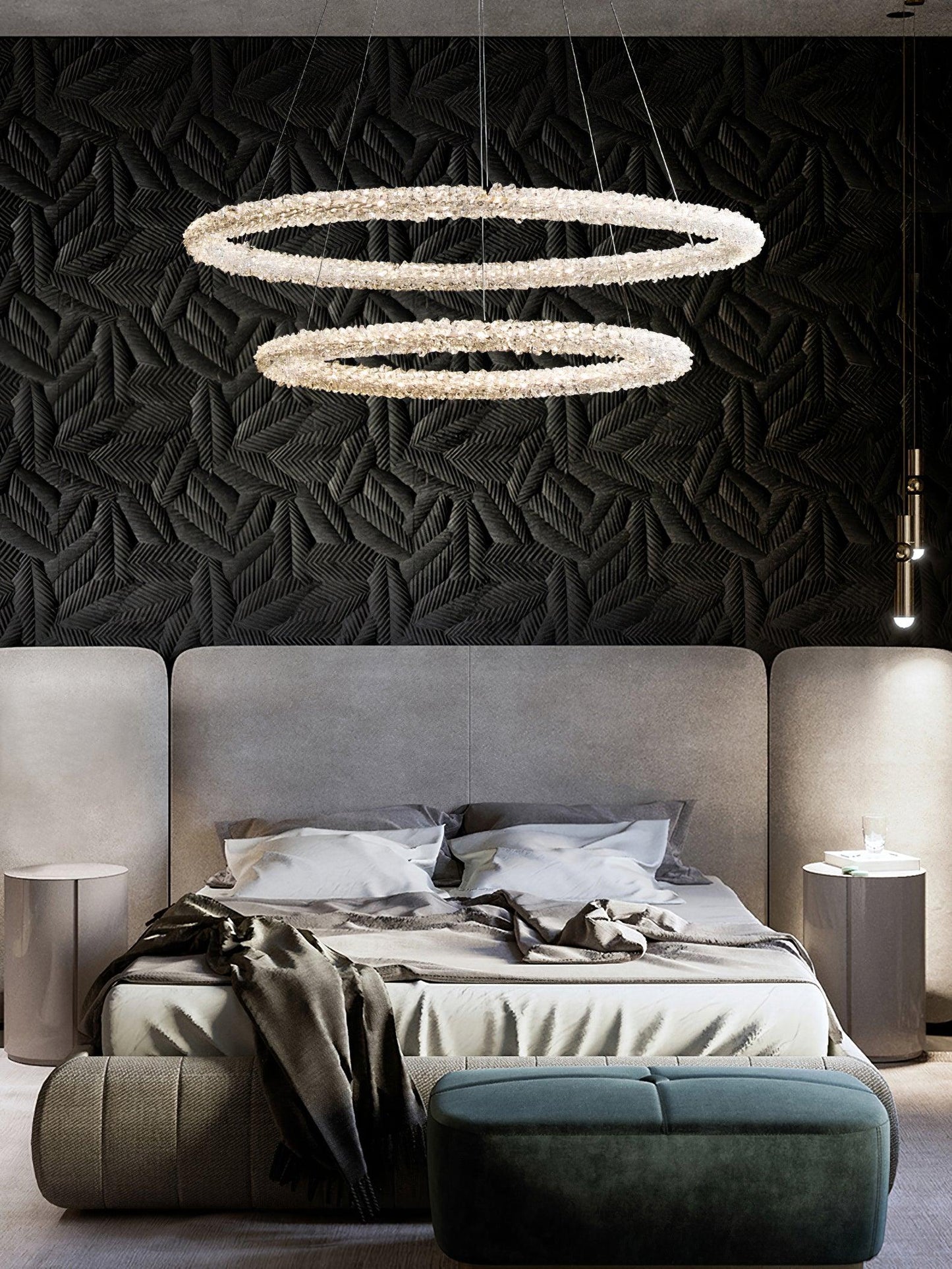 Ring Crystal Pendant light Chandeliers