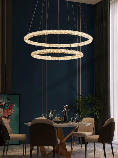 Ring Crystal Pendant light Chandeliers