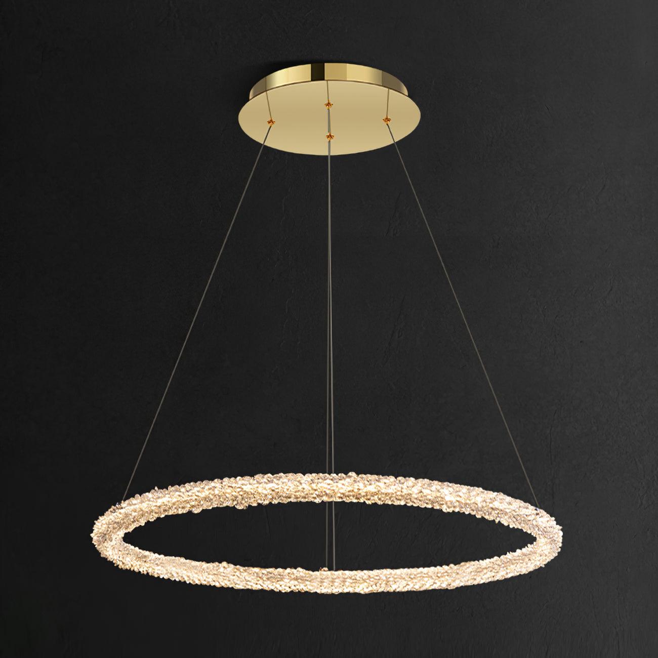 Ring Crystal Pendant light Chandeliers