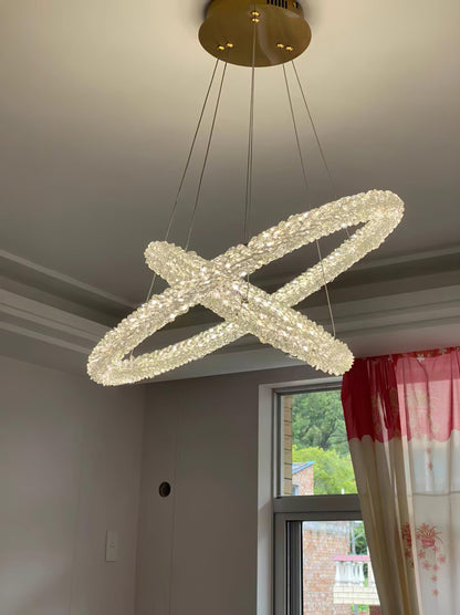 Ring Crystal Pendant light Chandeliers