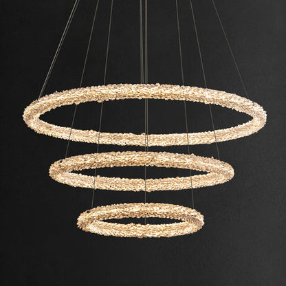 Ring Crystal Pendant light Chandeliers