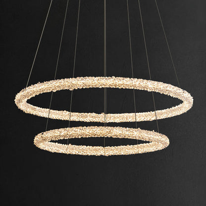 Ring Crystal Pendant light Chandeliers