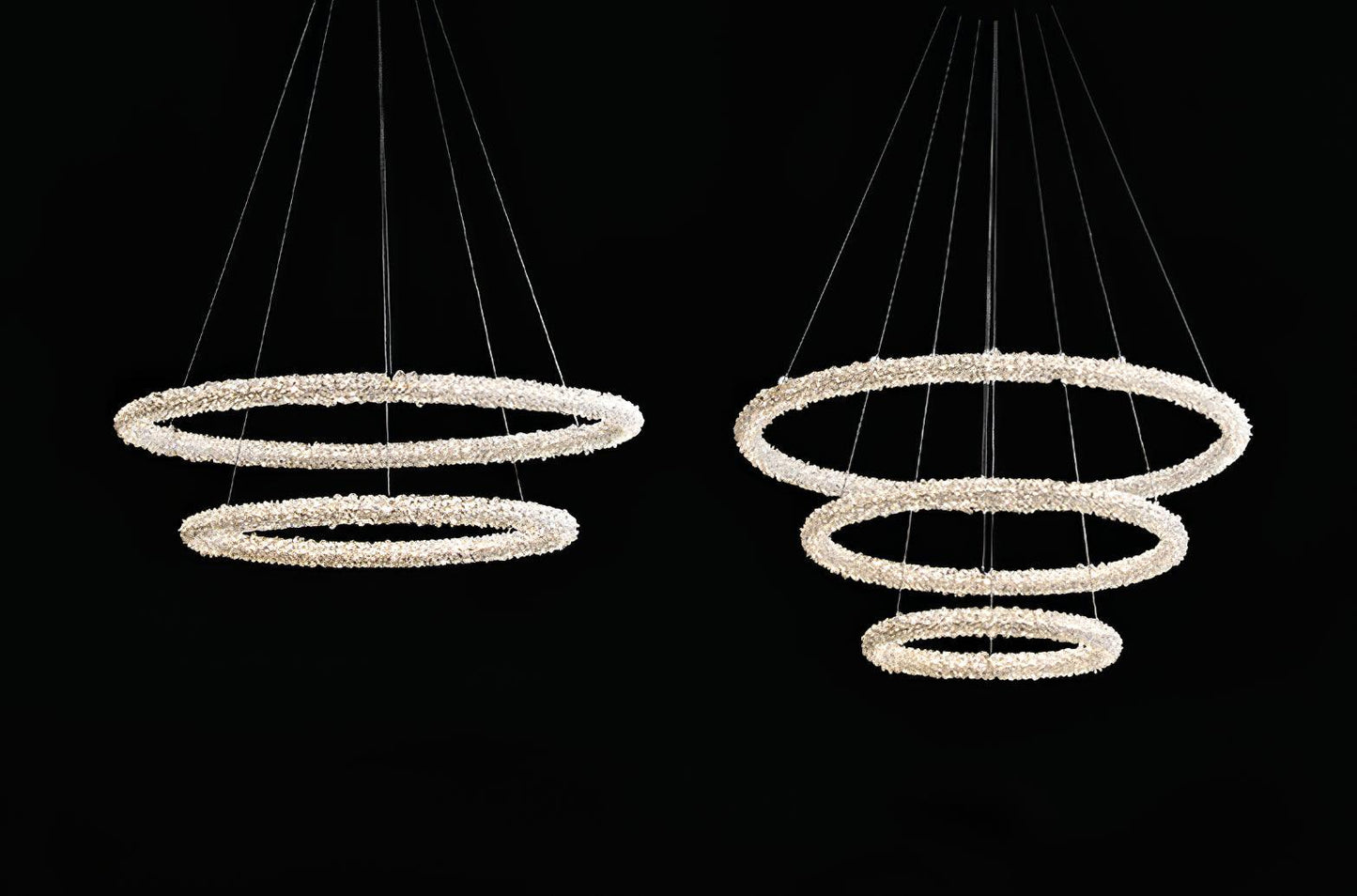 Ring Crystal Pendant light Chandeliers