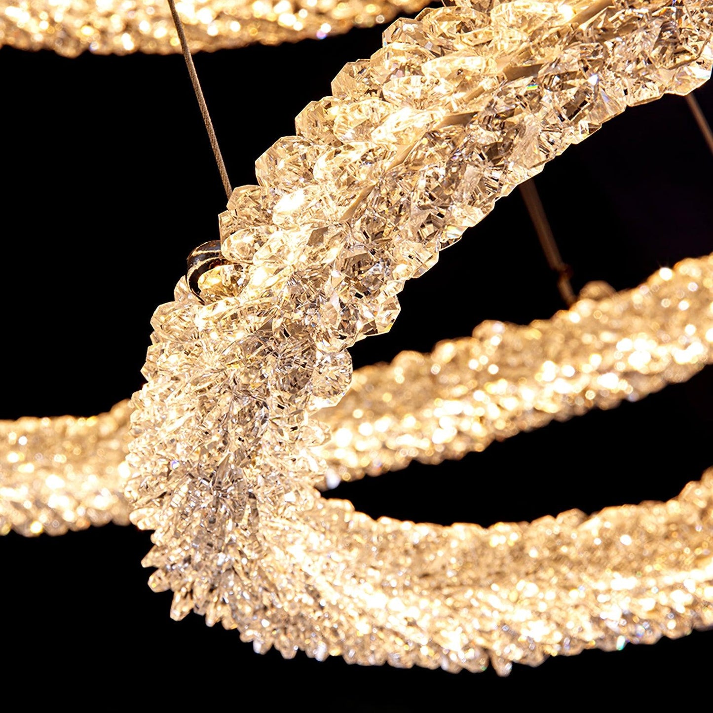 Ring Crystal Pendant light Chandeliers