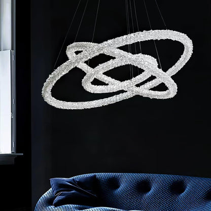 Ring Crystal Pendant light Chandeliers