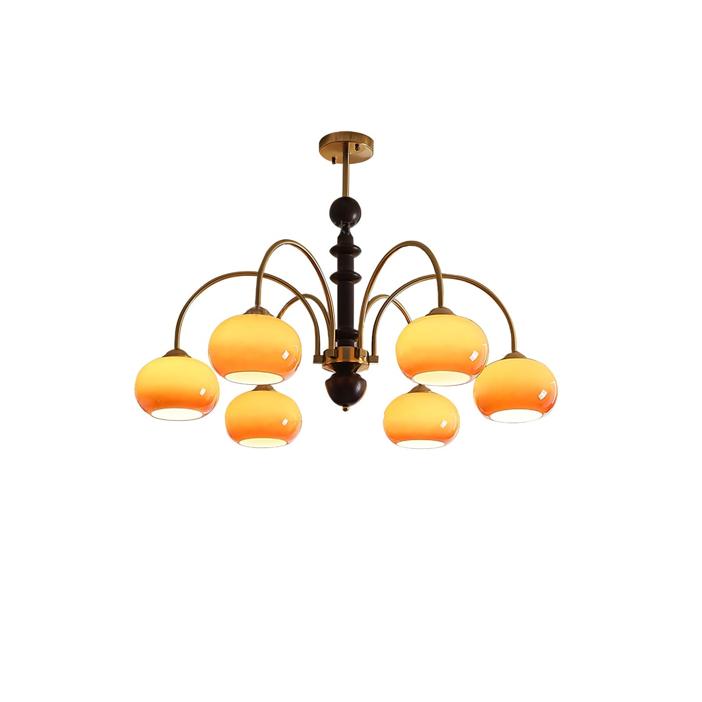 Ripe Persimmon Candelabrum Chandelier