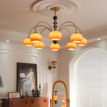 Ripe Persimmon Candelabrum Chandelier