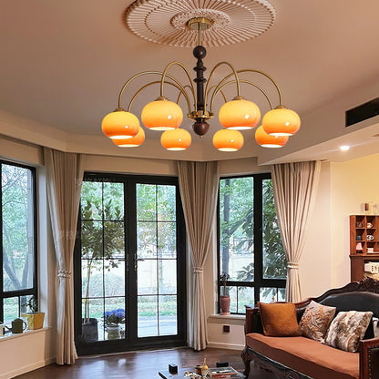 Ripe Persimmon Candelabrum Chandelier