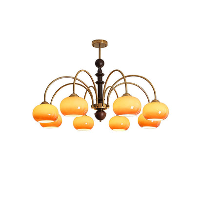 Ripe Persimmon Candelabrum Chandelier