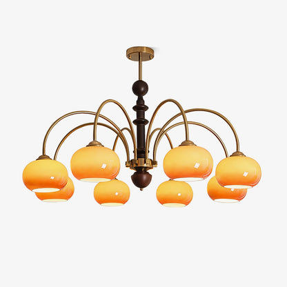 Ripe Persimmon Candelabrum Chandelier