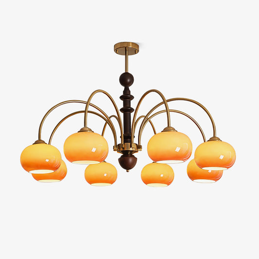 Ripe Persimmon Candelabrum Chandelier