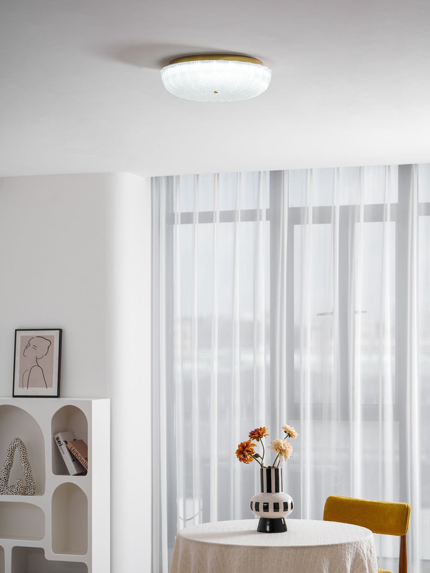 Ripple Glass Ceiling Light