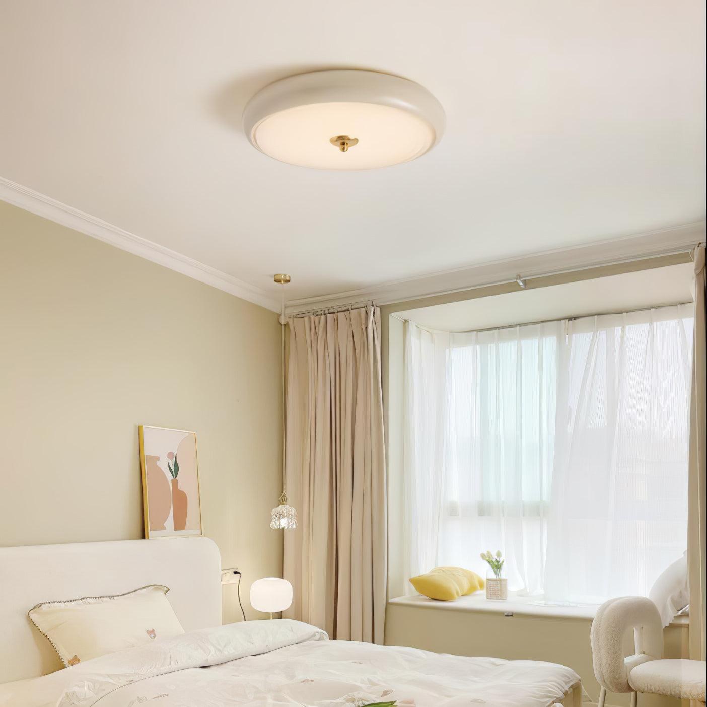 Ripple Cream Ceiling-mounted light Ceiling Lamp