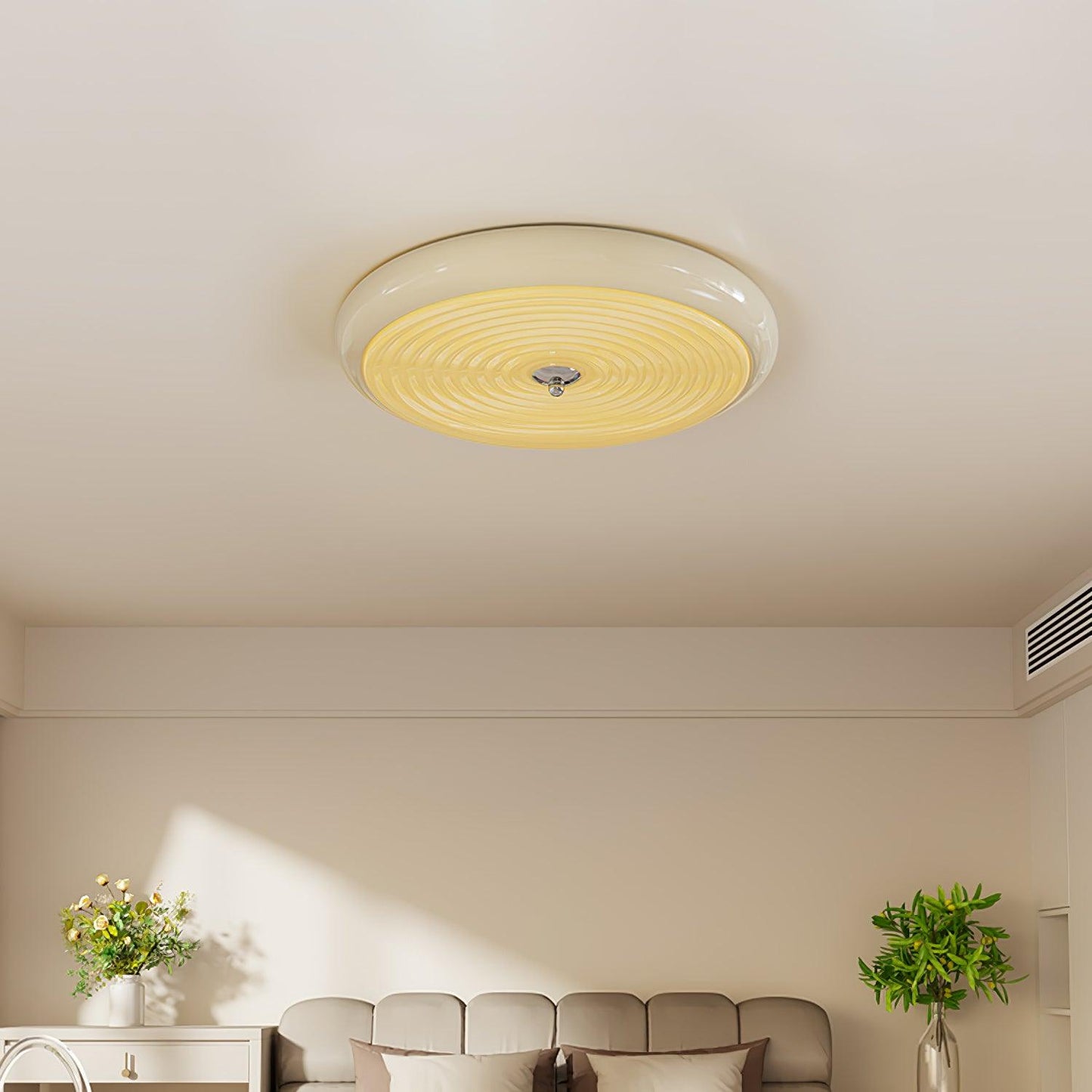 Ripple Cream Ceiling-mounted light Ceiling Lamp