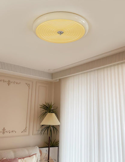 Ripple Cream Ceiling-mounted light Ceiling Lamp