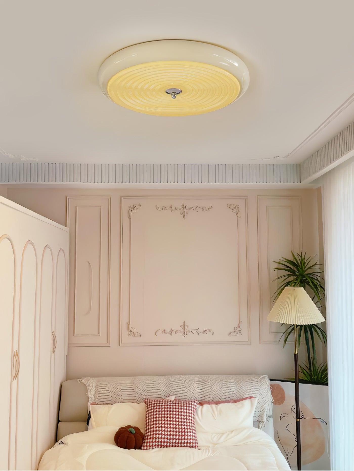 Ripple Cream Ceiling-mounted light Ceiling Lamp