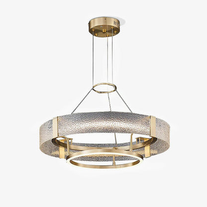 Ripple Glass Ceiling fixture Chandelier