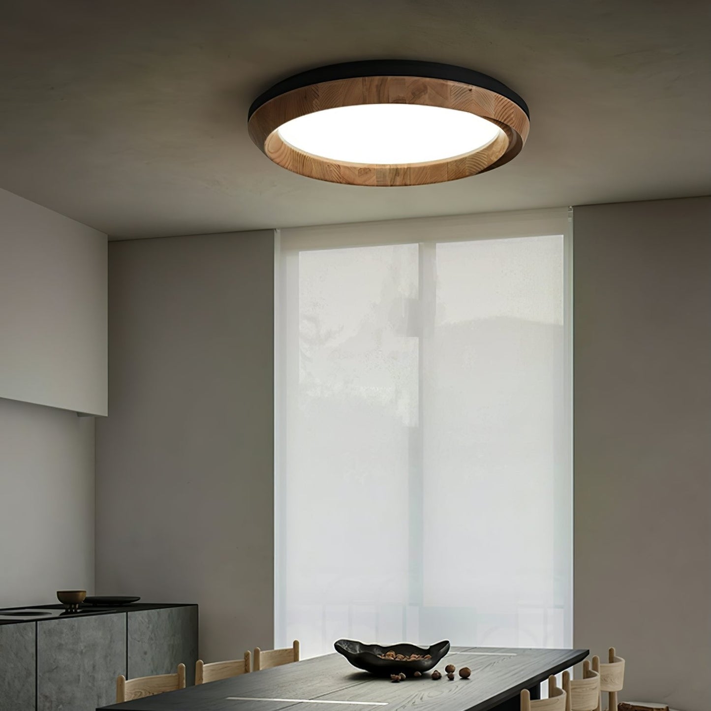 Ripple Wood Ceiling fixture Ceiling Light