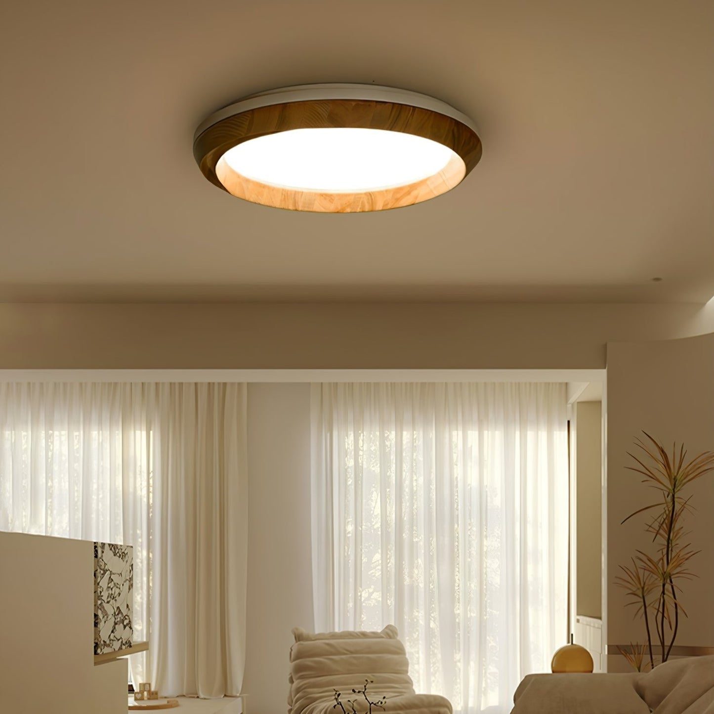 Ripple Wood Ceiling fixture Ceiling Light