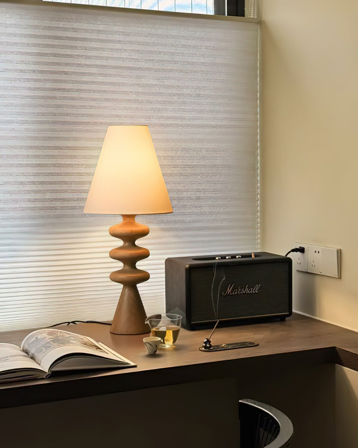 Ripple Wood Desk lamp Table Lamp